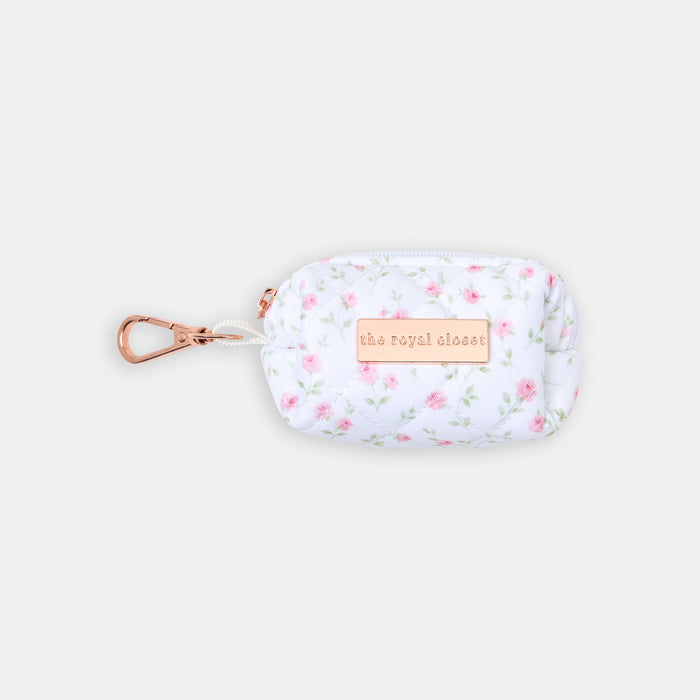 The Rose Poo Bag Holder - poo bag holder front view
