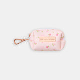 The Floral Poo Bag Holder - poo bag holder front view