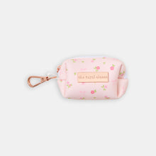The Floral Poo Bag Holder - poo bag holder front view