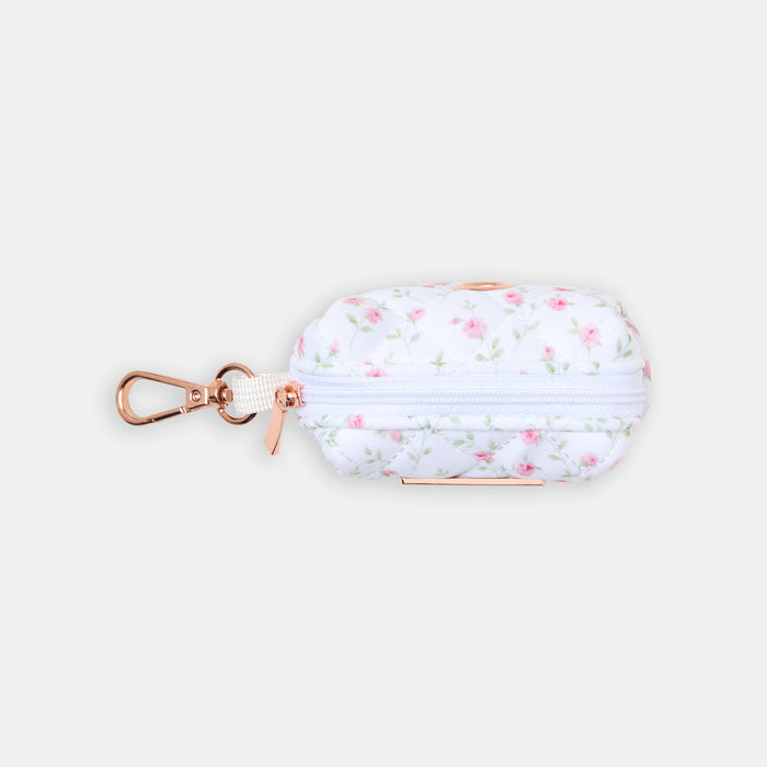 The Rose Poo Bag Holder - poo bag holder side view