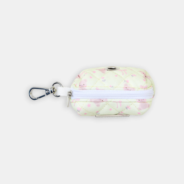 The Teddy Poo Bag Holder - poo bag holder side view