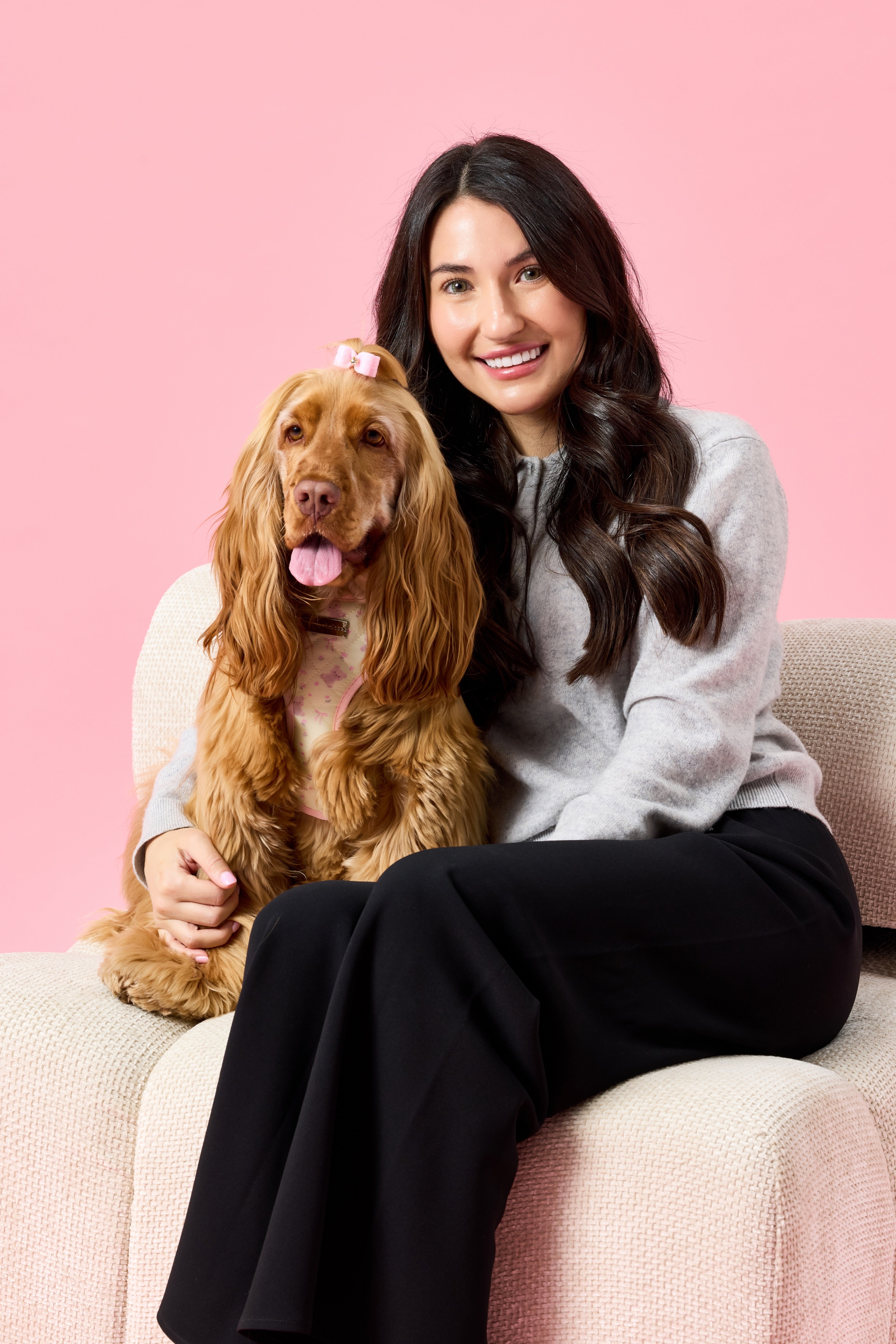 The Royal Closet founder with Princess Penny